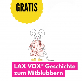 GRATIS! Die Maus auf dem Spielplatz: LAX VOX® - Geschichte zum Mitblubbern